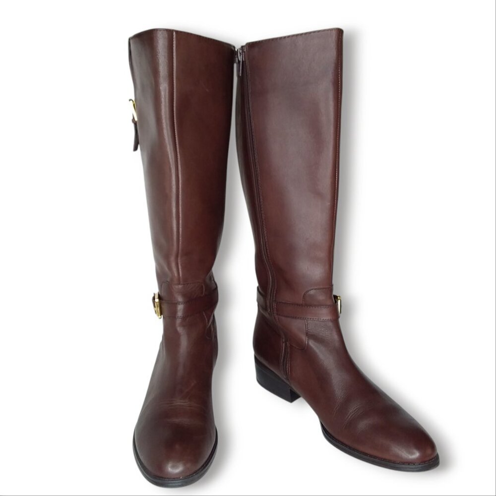 Lauren Ralph Lauren Brown Heeled Boots